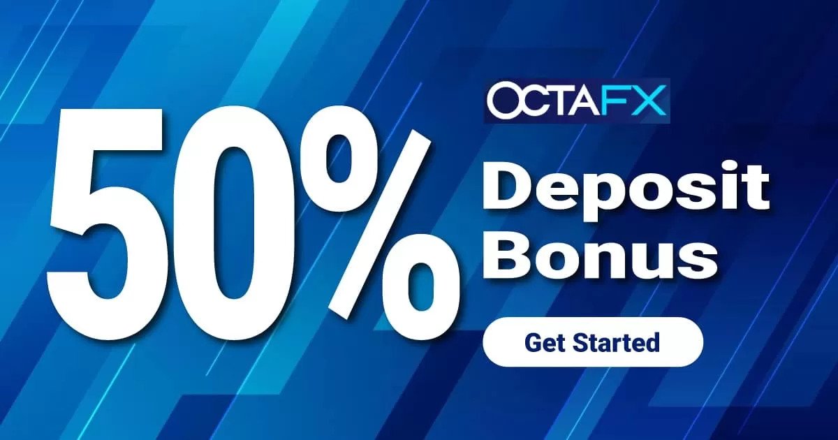 Octafx 50% Forex Deposit Bonus on Each Deposit