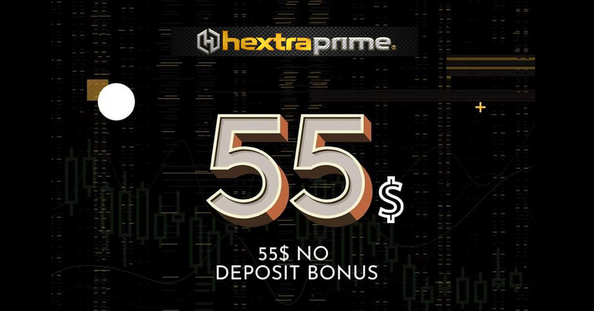 $55 Hextra Prime Forex No Deposit Bonus (NDB)