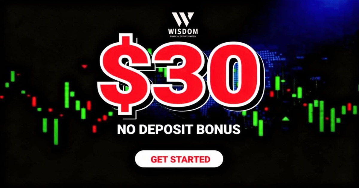 Wisdom Trade $30 No Deposit Free Welcome Bonus